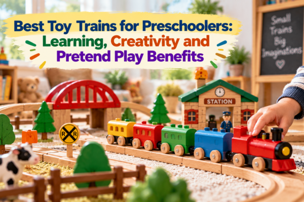 Toy Trains for Preschoolers: Learning, Creativity and Pretend Play Benefits