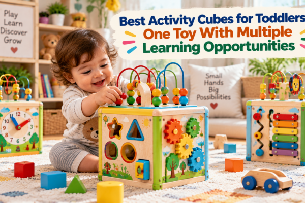 Activity Cubes for Toddlers: One Toy With Multiple Learning Opportunities