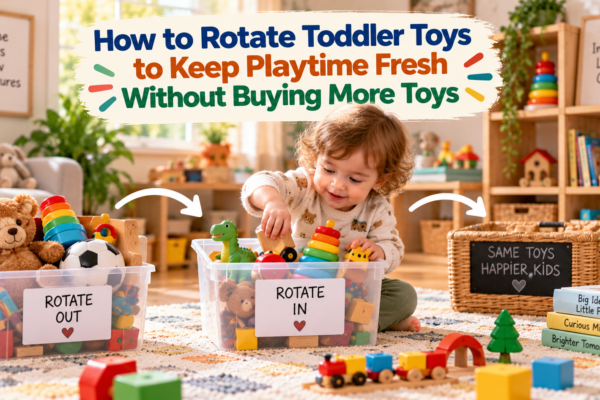 How to Rotate Toddler Toys to Keep Playtime Fresh Without Buying More